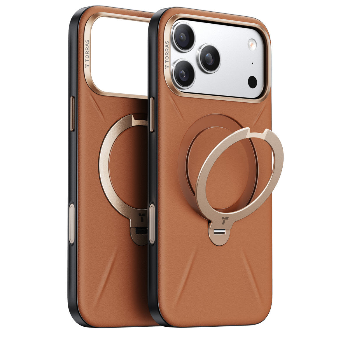 Torras Apple iPhone 17 Pro O Stand Spin VegSkin Serisi Magsafe Kılıf